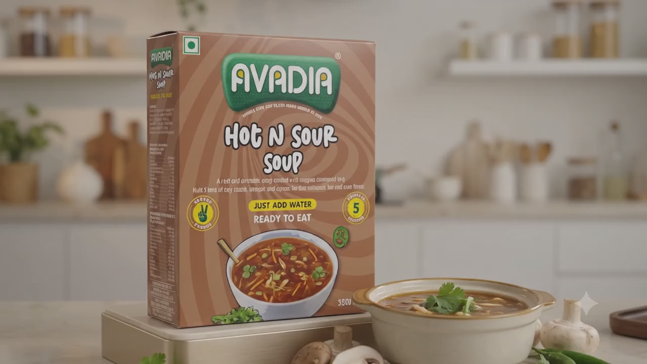 Hot N Sour Soup Ready to Make from AVADIA Premium Natural ingredients with 0% preservatives
