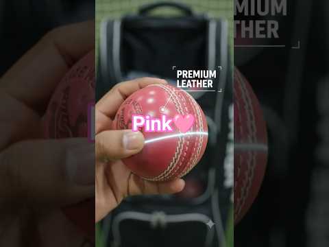 Pink Leather Cricket Ball Hand stitched with Premium leather 6 Balls
