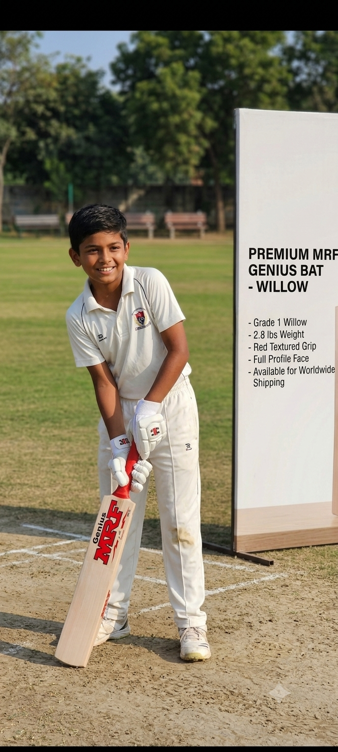 MRF cricket bat Genuine Willow|INDIAN DREAMS