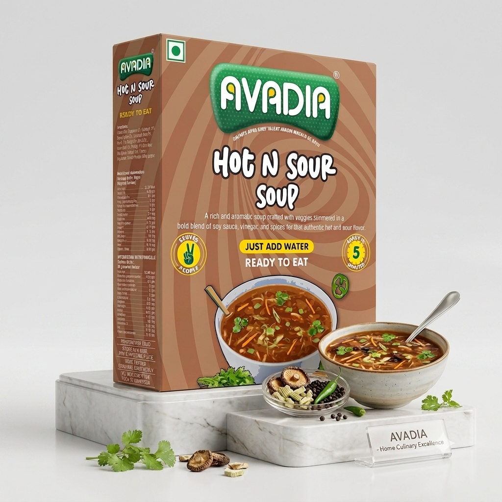Hot N Sour Soup Ready to Make from AVADIA Premium Natural ingredients with 0% preservatives