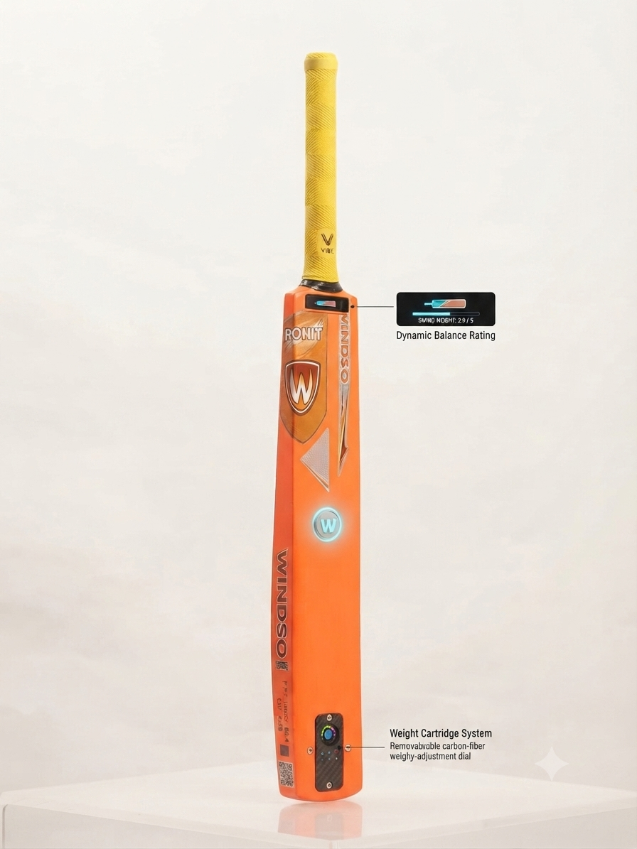Plastic premium cricket bat with High grade polypropylene material