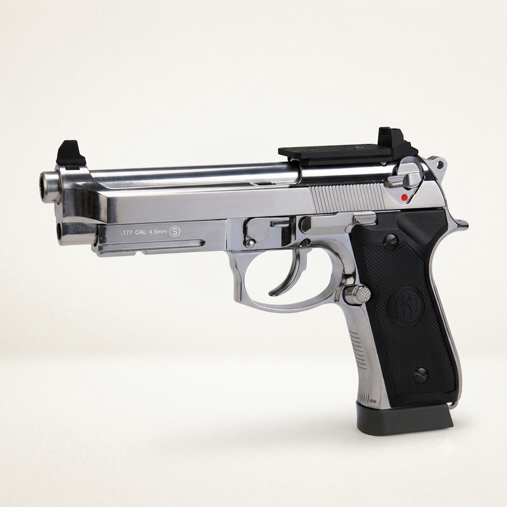 Krownland KL92 CO₂ Air Pistol (Silver)