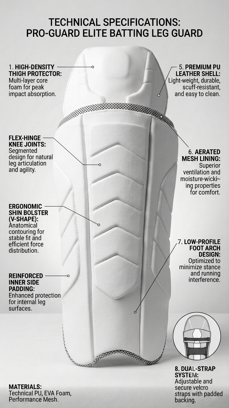 Cricket protective Pads High density foam for Extra protection| INDIAN DREAMS