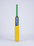 Plastic hard tennis cricket bat with aerodynamic design