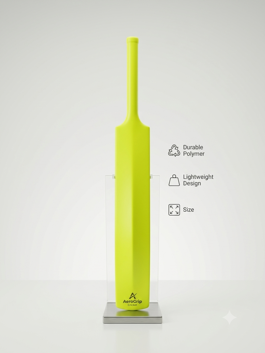 Heavy-Duty Premium Plastic Cricket Bat – Ultimate Street & Backyard Match Performance