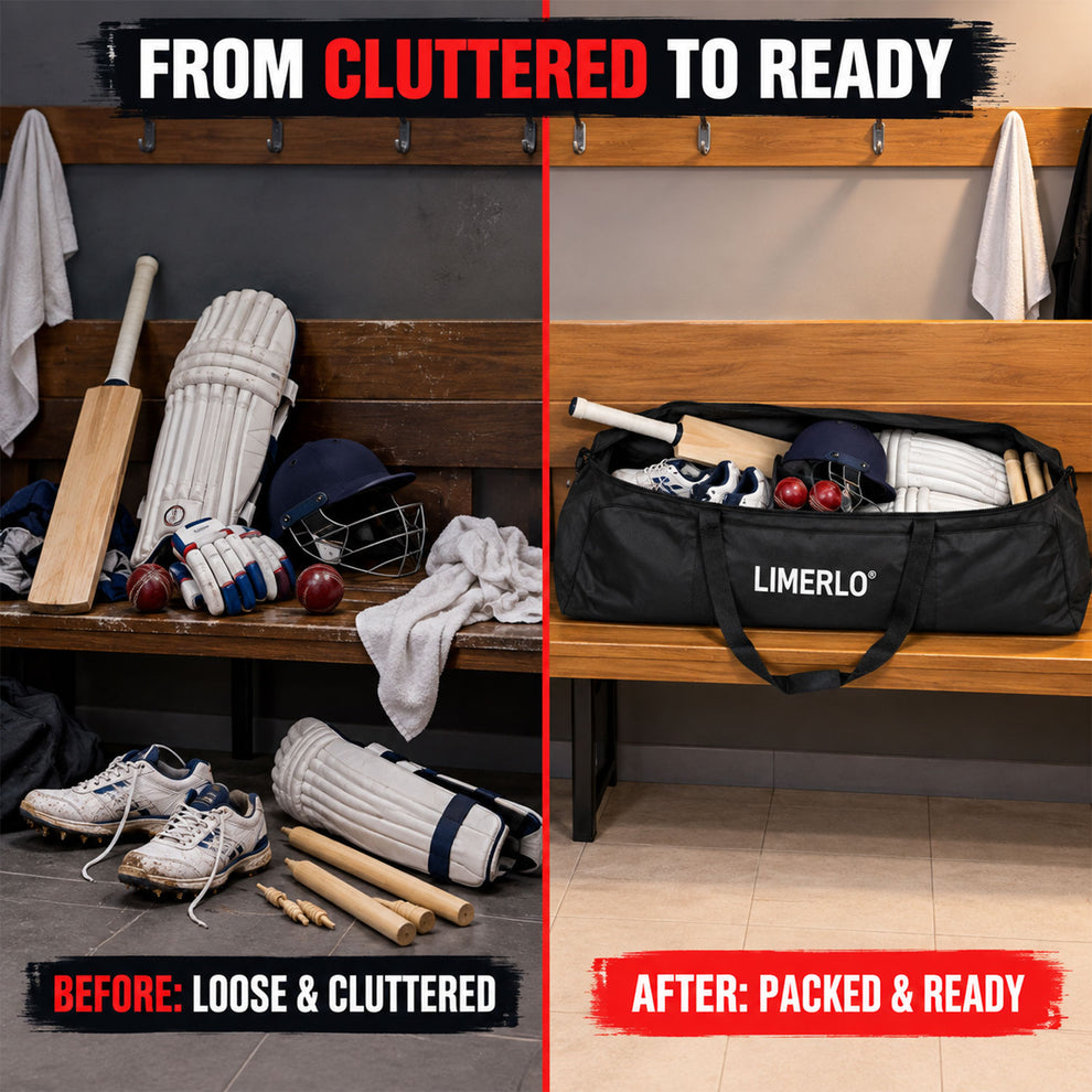 LIMERLO Heavy-Duty Multi-Purpose Gear & Cricket Kit Bag