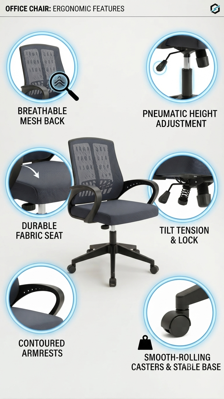The Pro-Ergo Mesh Executive Chair