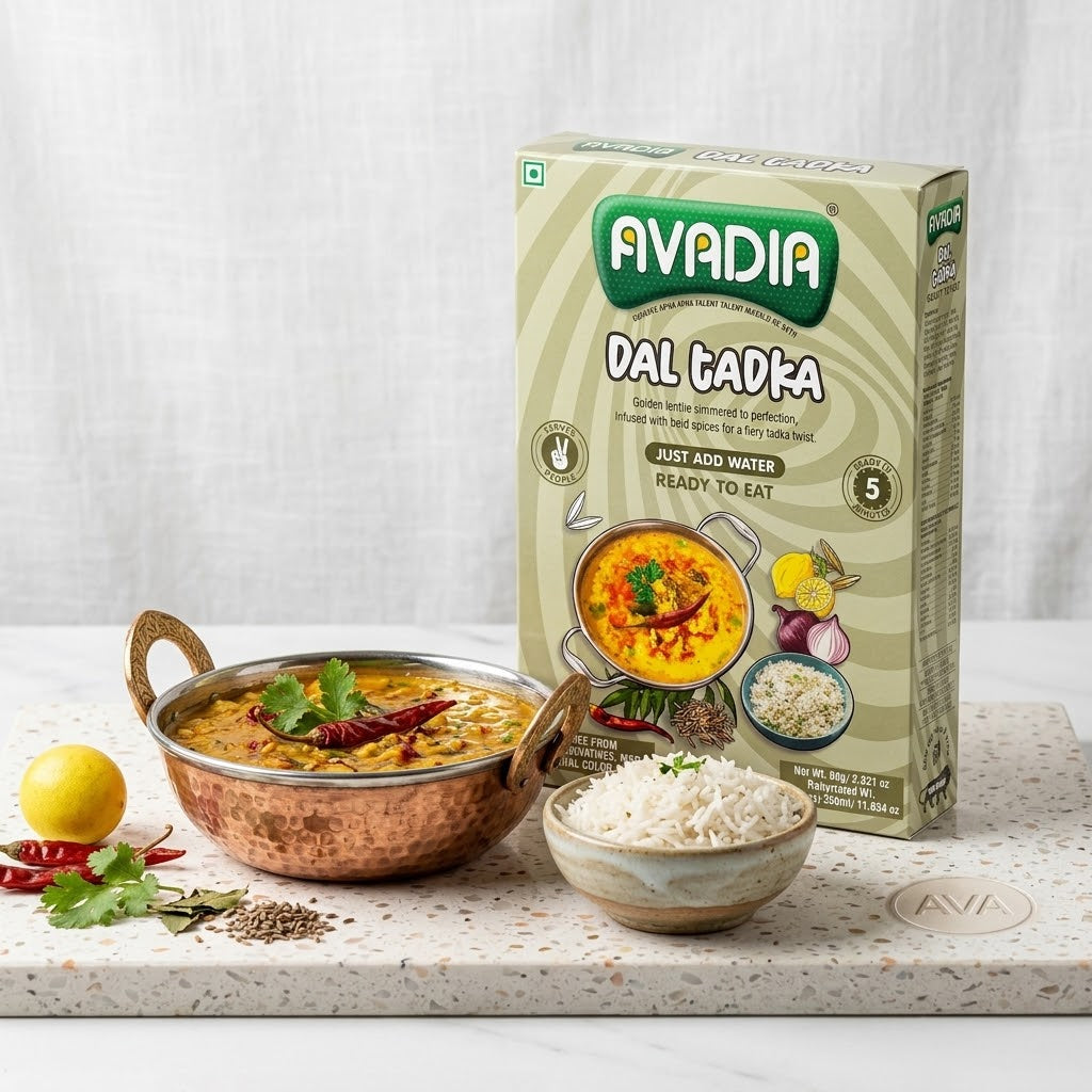 Dal Tadka Ready to eat AVADIA 100% Natural ingredients Pack of 5