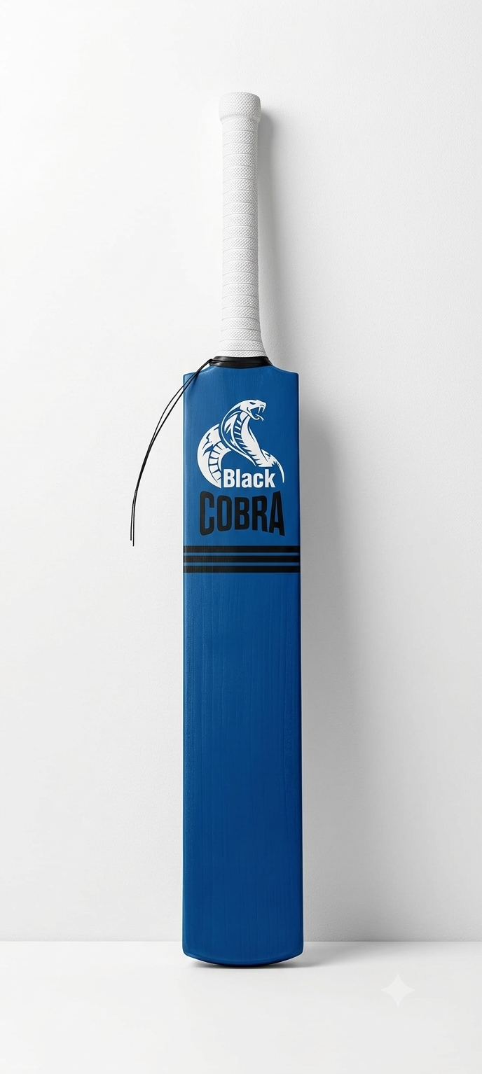 Black Cobra Premium Heavy-Duty Tennis Cricket Bat
Unleash Raw Power & Ultimate Control on the Field