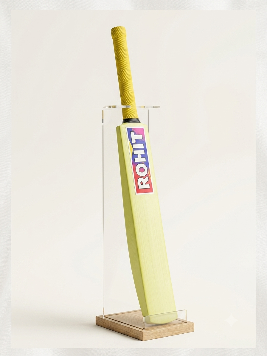 Plastic cricket bat with honeycomb structure design|INDIAN DREAMS