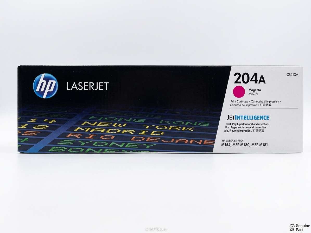 HP 204A Magenta Original LaserJet Toner Cartridge (CF513A)