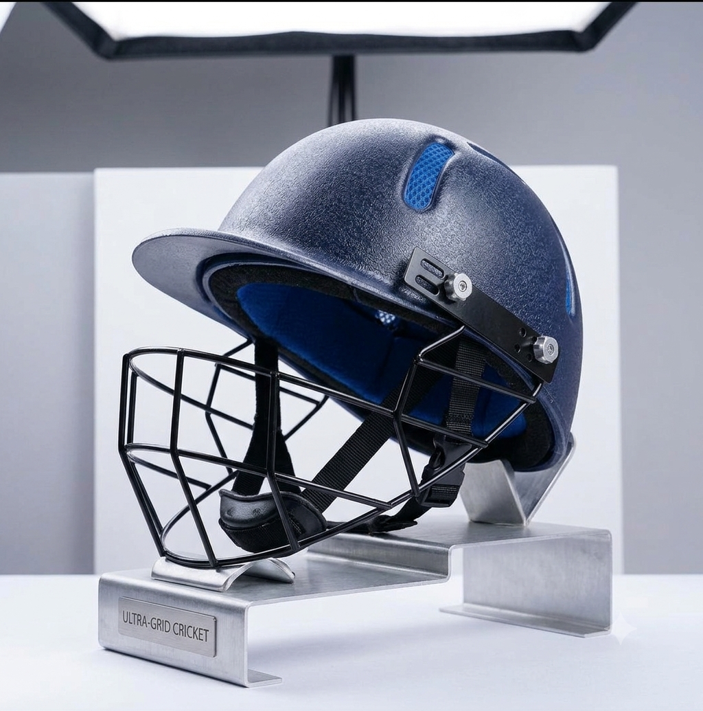 CRICKET PRO-GUARD Matte Navy Cricket Helmet | Pro-Grade Protection & Breathability