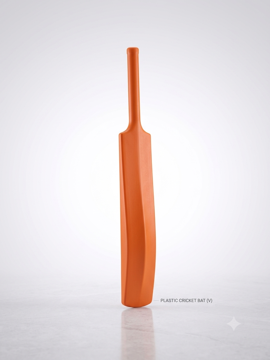 Heavy-Duty Premium Plastic Cricket Bat – Ultimate Street & Backyard Match Performance
