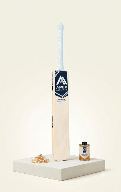 Professional Grade English Willow B-Grade Cricket Bat | Handcrafted Power & Precision - APEX ALLIANCE