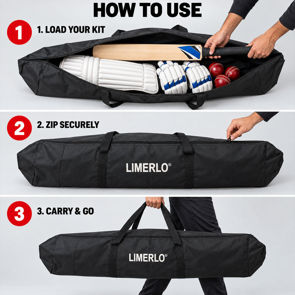 LIMERLO Heavy-Duty Multi-Purpose Gear & Cricket Kit Bag