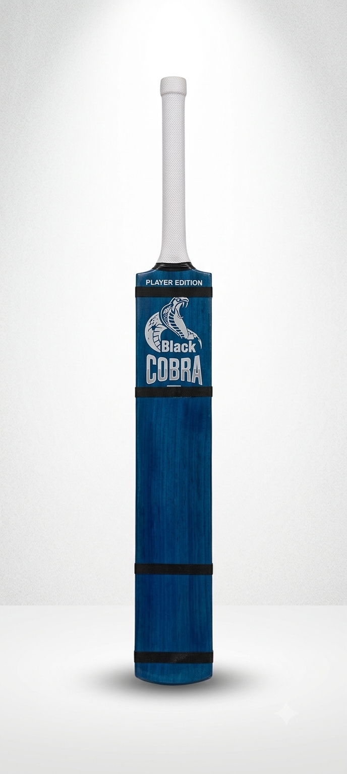 Black Cobra Premium Heavy-Duty Tennis Cricket Bat
Unleash Raw Power & Ultimate Control on the Field