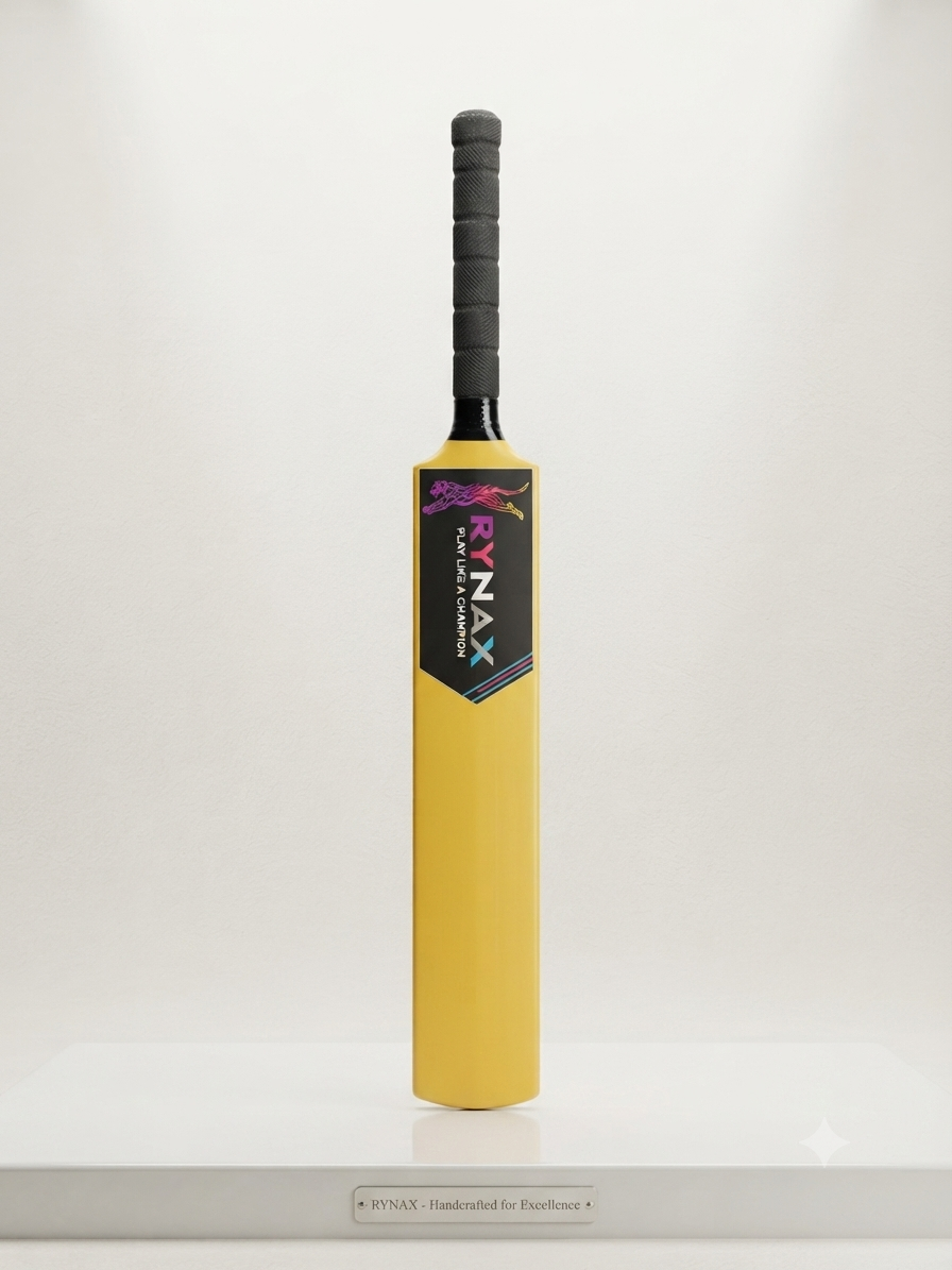 Plastic Yellow premium bats from RYNAX| INDIAN DREAMS