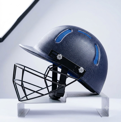 CRICKET PRO-GUARD Matte Navy Cricket Helmet | Pro-Grade Protection & Breathability
