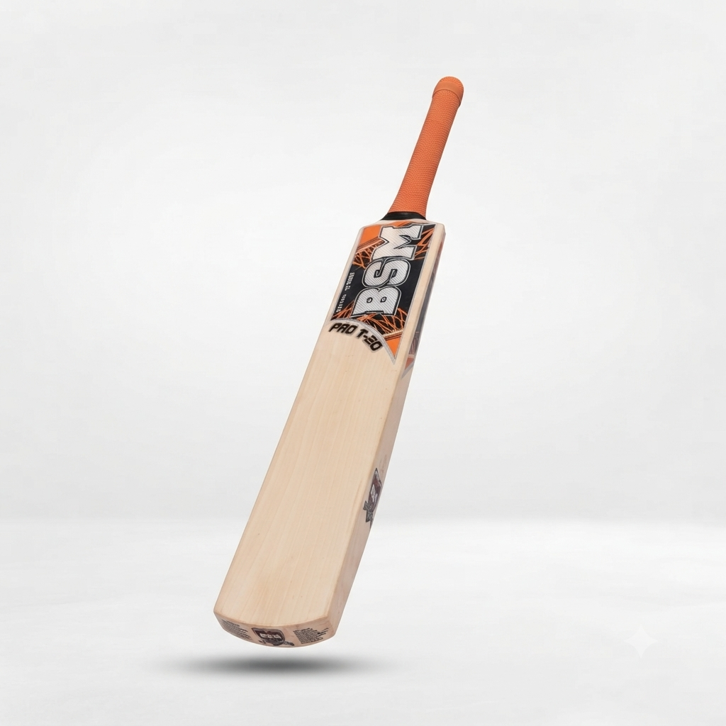 Dominate the Crease: Introducing the BSM Pro T-20 Cricket Bat