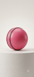 Pink Leather Cricket Ball Hand stitched with Premium leather 6 Balls