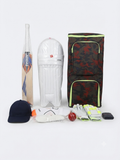 Junior Pro Complete Cricket Kit Set | Youth-Sized Bat, Lightweight Protective Gear, & Heavy-Duty Camouflage Equipment Bag