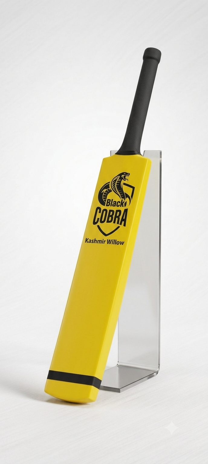 Black Cobra Premium Heavy-Duty Tennis Cricket Bat
Unleash Raw Power & Ultimate Control on the Field