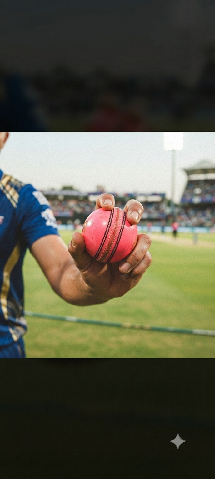 Pink Leather Cricket Ball Hand stitched with Premium leather 6 Balls
