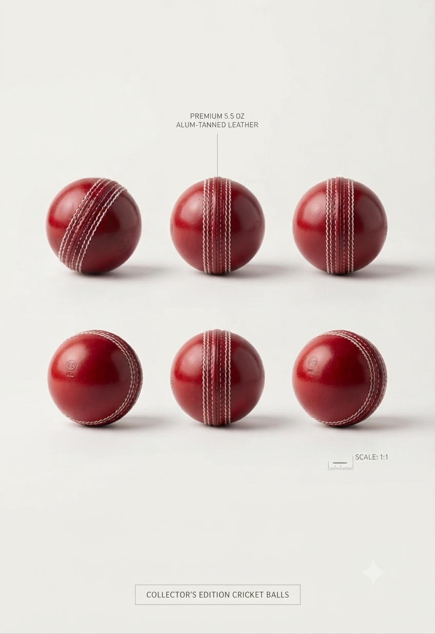 Collector’s Edition 40-Over Cricket Balls (6-Pack)