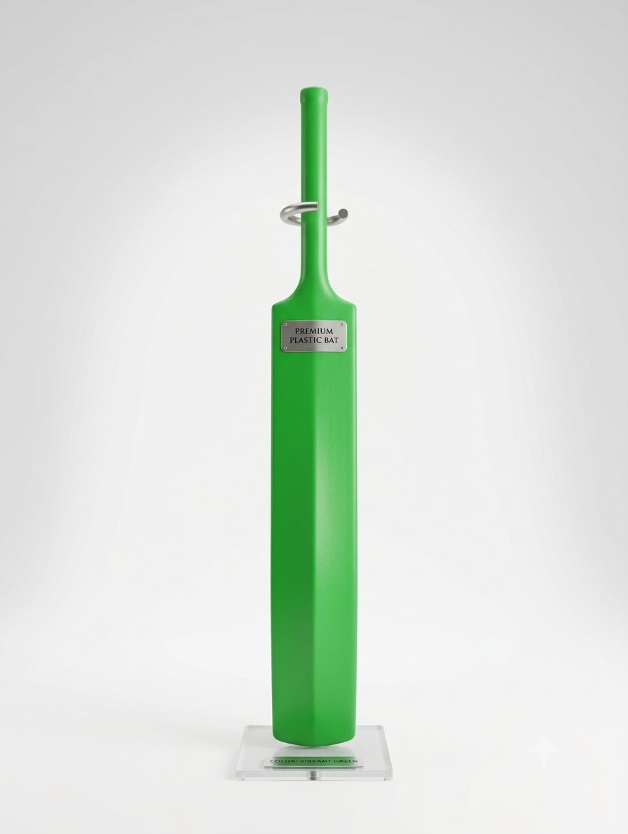 Heavy-Duty Premium Plastic Cricket Bat – Ultimate Street & Backyard Match Performance
