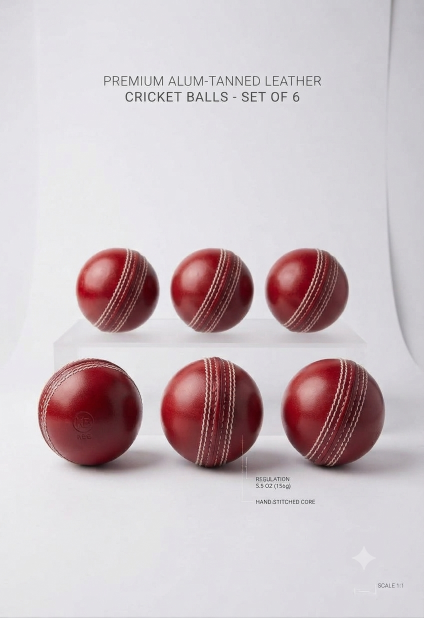 Collector’s Edition 40-Over Cricket Balls (6-Pack)