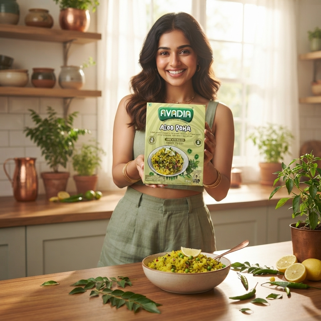 ALOO Poha Ready to eat AVADIA 100% Natural ingredients Pack of 2