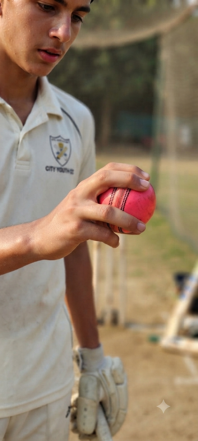 Pink Leather Cricket Ball Hand stitched with Premium leather 6 Balls