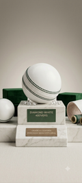 Premium Diamond White Test Cricket Ball (Pack of 6)
Alum-Tanned Leather | 40+ Over Capacity | Professional Match & Practice Standard