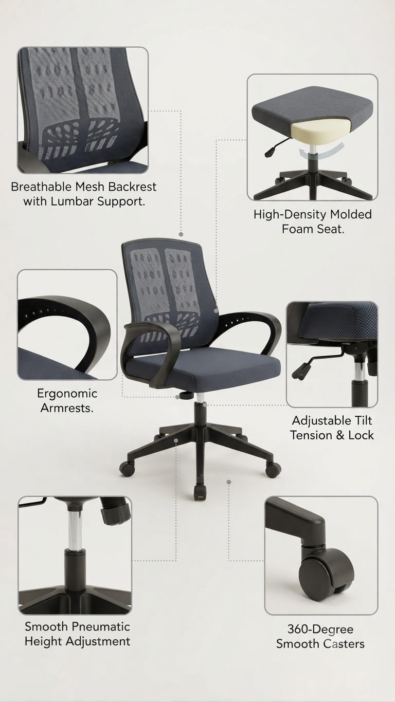 The Pro-Ergo Mesh Executive Chair
