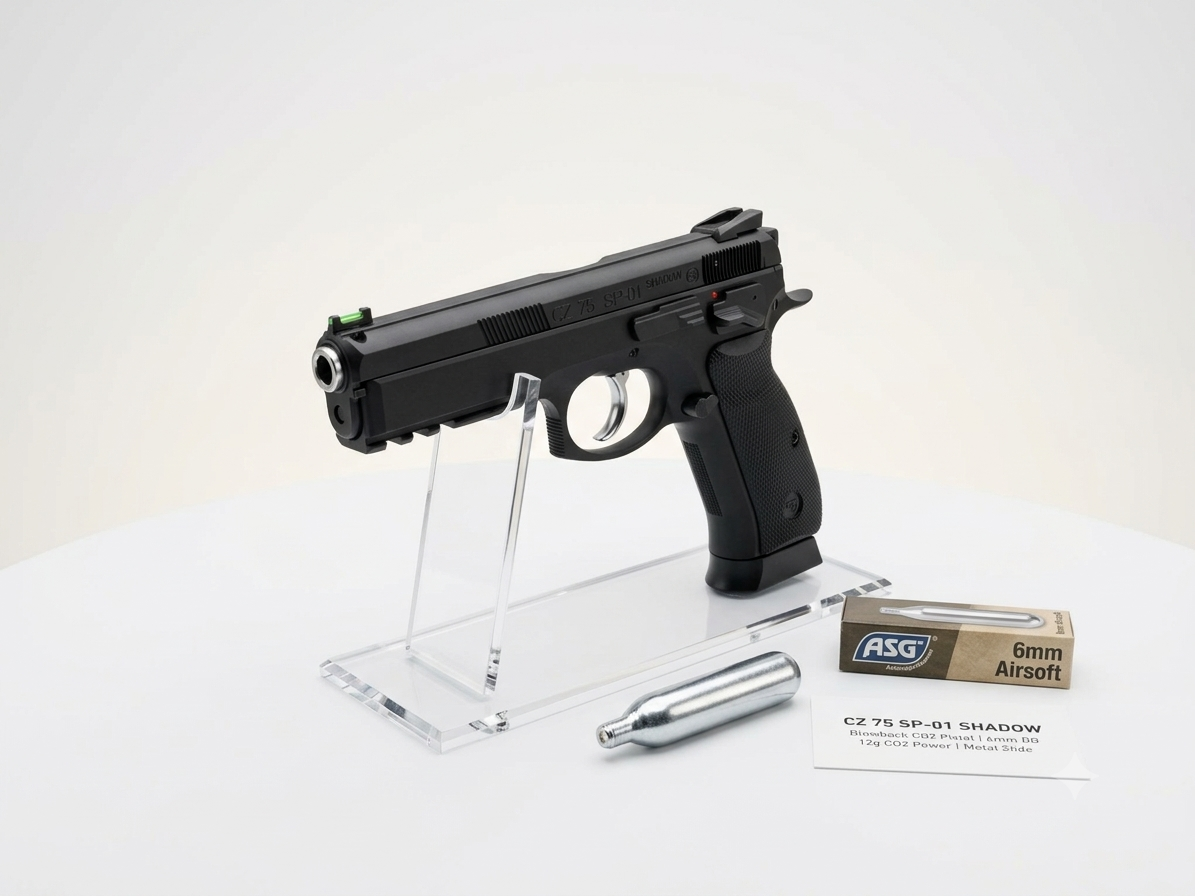 ASG CZ 75 SP-01 Shadow CO2 Air Pistol (0.177 / 4.5mm)
High-Performance Competition Precision in the Palm of Your Hand