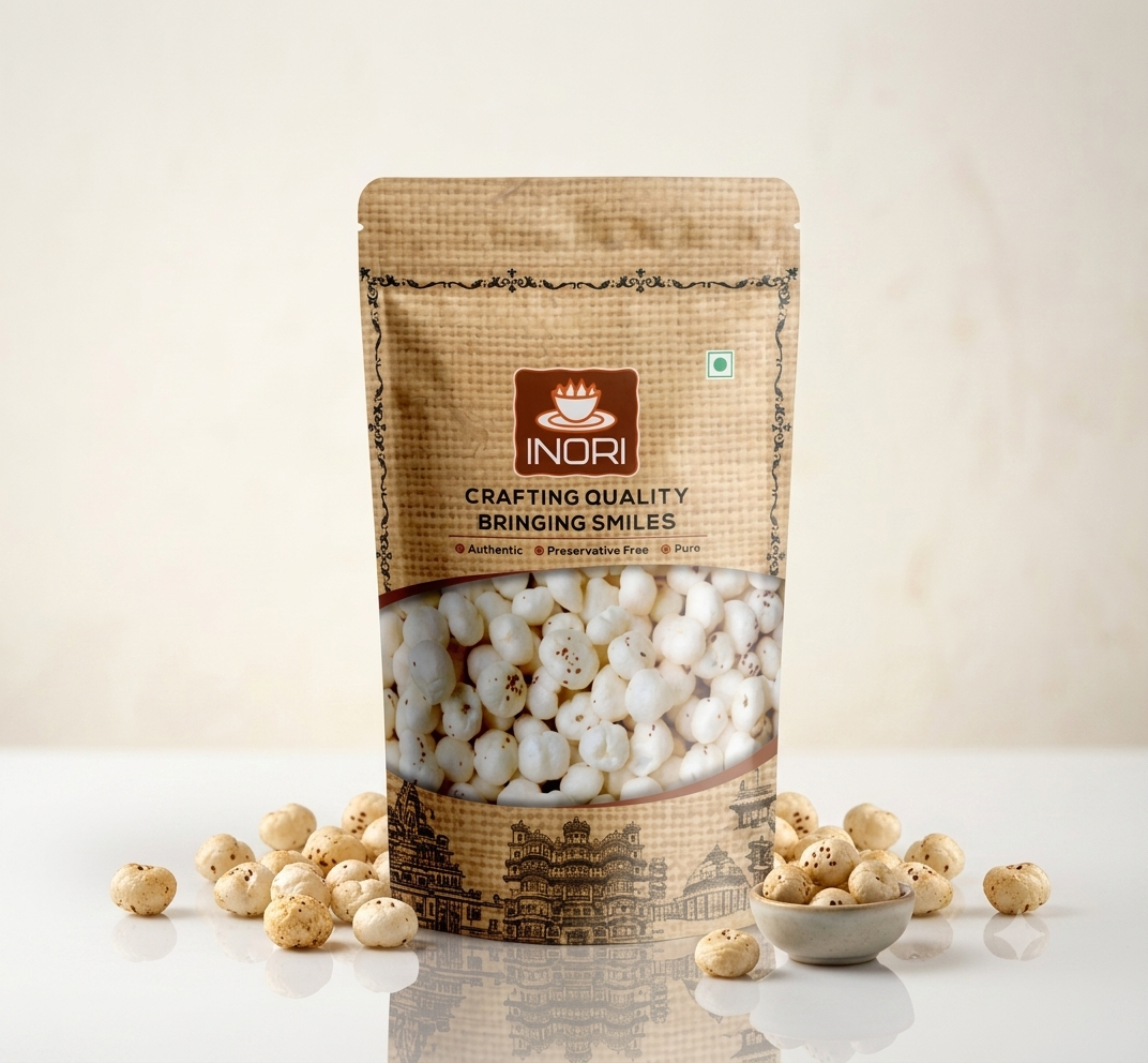 Premium Handpicked Makhana (Fox Nuts / Lotus Seeds) | Crunchy, Organic & Superfood Snack 800g
