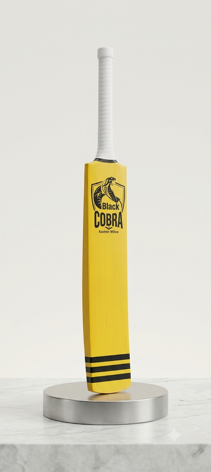 Black Cobra Premium Heavy-Duty Tennis Cricket Bat
Unleash Raw Power & Ultimate Control on the Field
