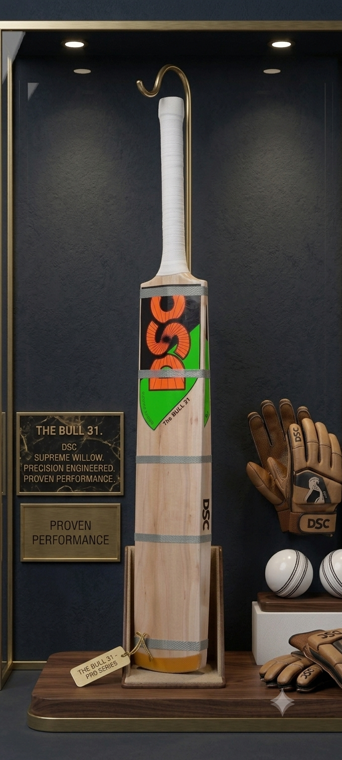 DSC cricket bat Bull 31, proven performance