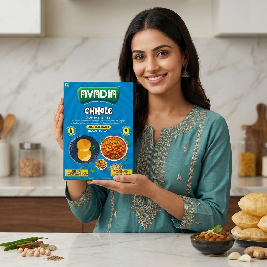 Punjabi Chhole Ready to eat AVADIA 100% Natural ingredients
