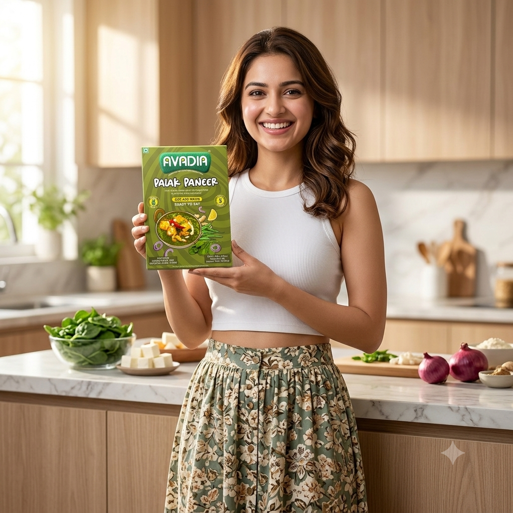 Palak paneer Ready to eat AVADIA 100% Natural ingredients