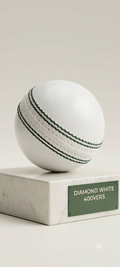 Premium Diamond White Test cricket ball Alum tanned capacity 40 overs, Pack of 12 balls