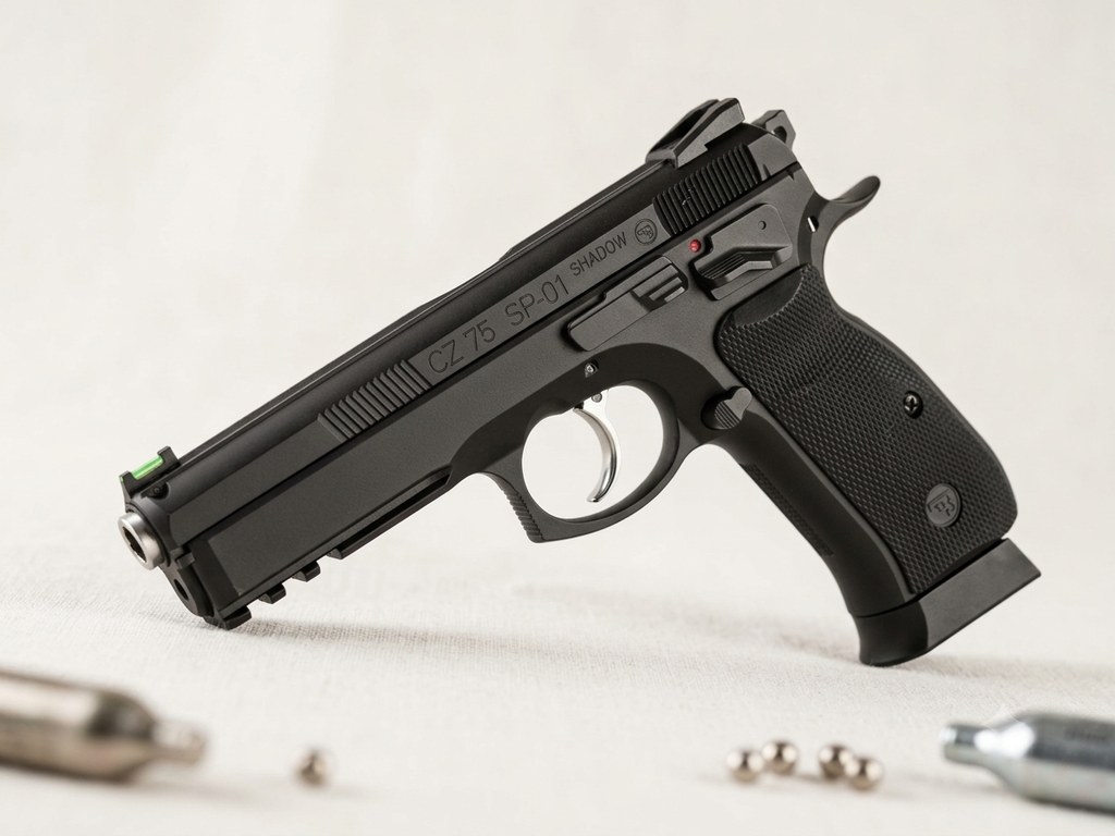 ASG CZ 75 SP-01 Shadow CO2 Air Pistol (0.177 / 4.5mm)
High-Performance Competition Precision in the Palm of Your Hand