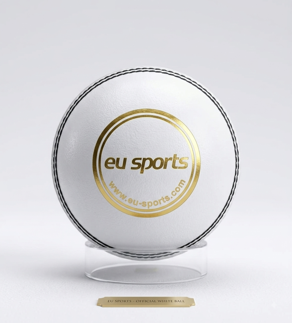 White Test cricket ball EU Sports Alum tanned capacity 50 over Pack of 12 balls