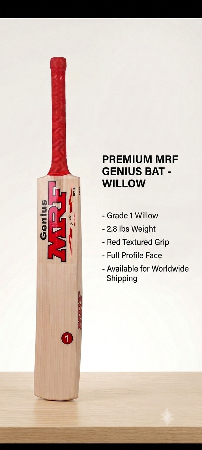 MRF cricket bat Genuine Willow|INDIAN DREAMS