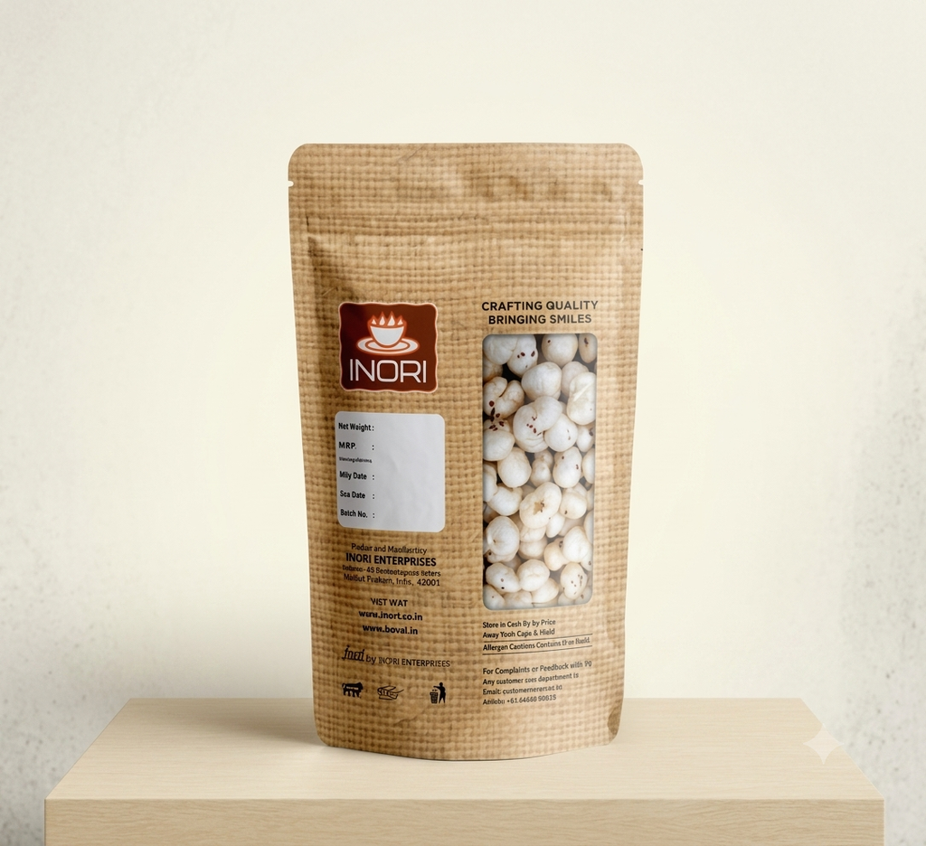 Premium Handpicked Makhana (Fox Nuts / Lotus Seeds) | Crunchy, Organic & Superfood Snack 400g