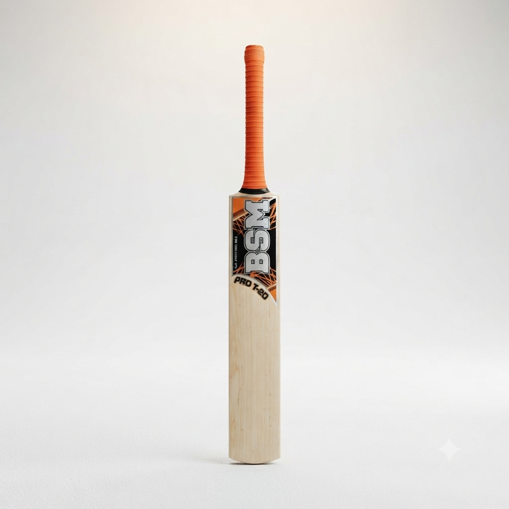 Dominate the Crease: Introducing the BSM Pro T-20 Cricket Bat