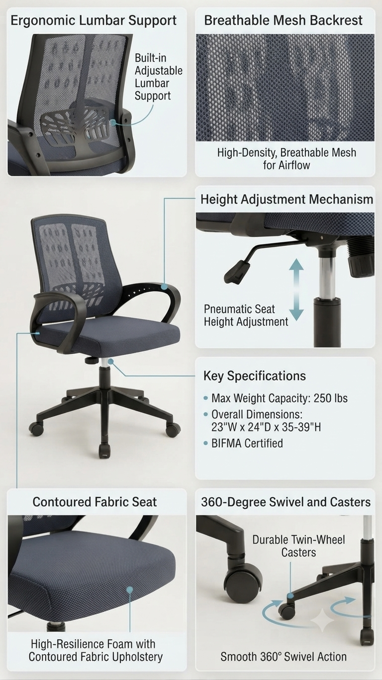 The Pro-Ergo Mesh Executive Chair