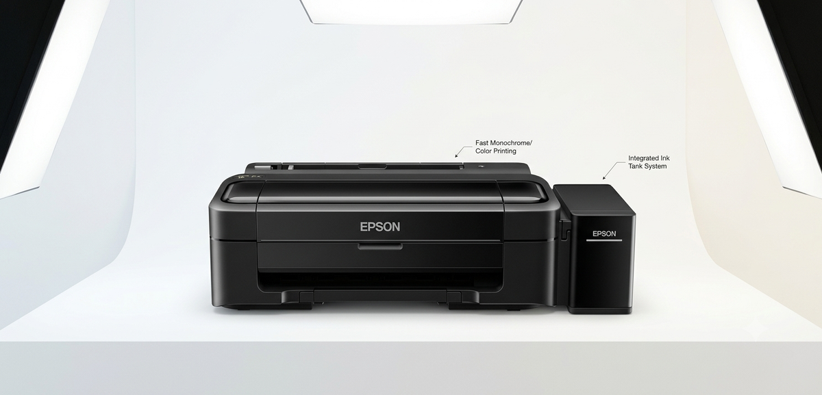 Epson EcoTank L130 Single-Function Color Ink Tank Printer
Ultra-Low-Cost Printing Built for Everyday Efficiency