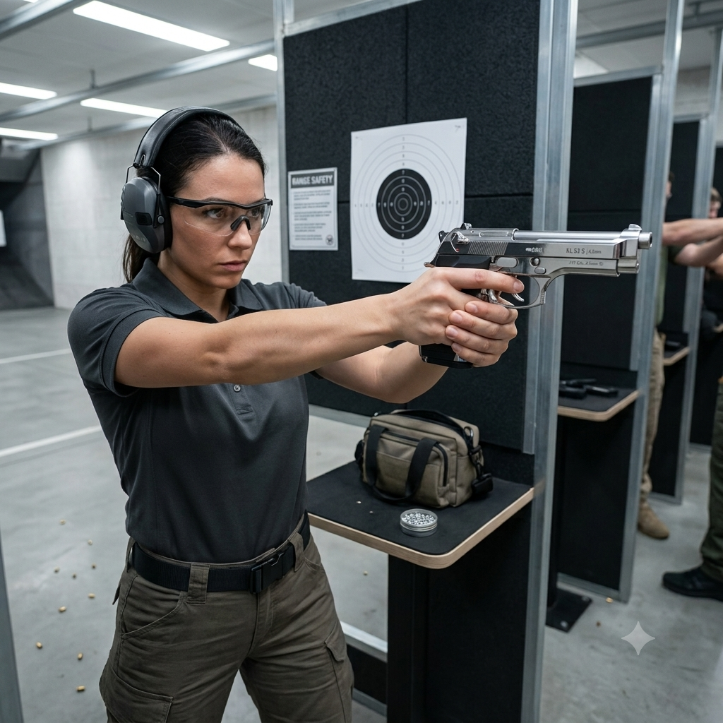 Krownland KL92 CO₂ Air Pistol (Silver)