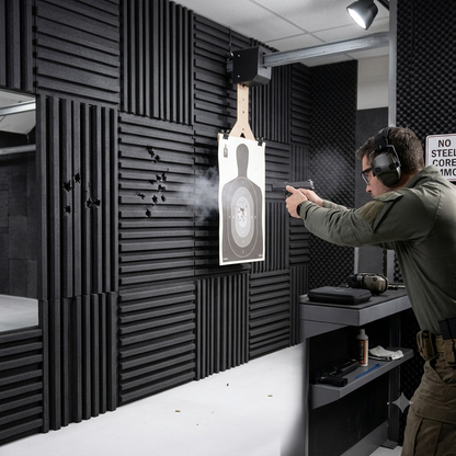 Dura-Panel™ Modular Ballistic & Acoustic Rubber Cladding
Professional-Grade Sound Dampening & Ricochet Protection for Shooting Ranges